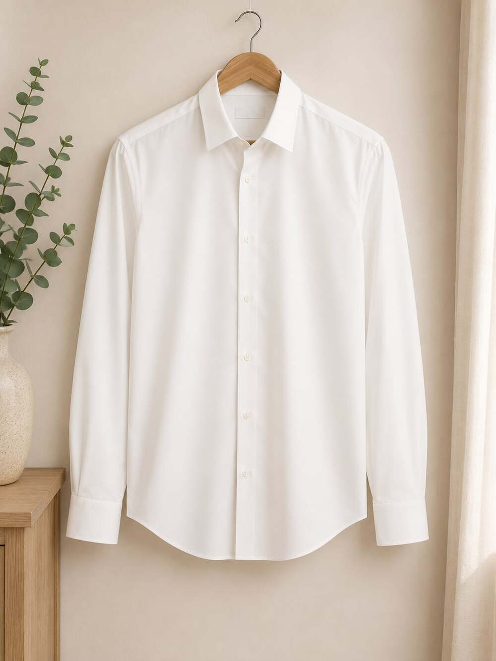 Banana Republic Grant Fit 120s Supima Cotton Dress Shirt Size L